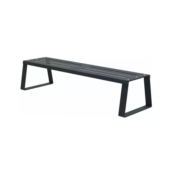 BANQUETTE PUBLIQUE METAL GRIS MANGANESE Rossignol