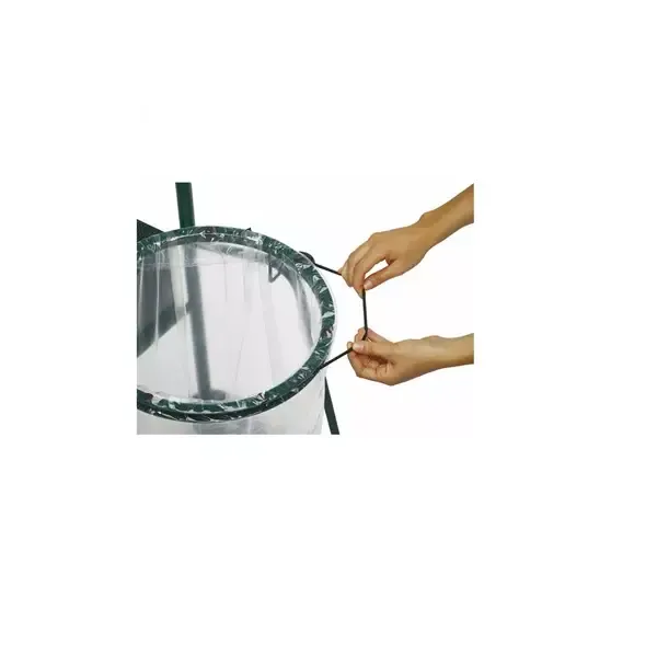 Chariot de voirie porte poubelle Rossignol 110 Litres avec couvercle Roues pneumatiques – Image 3