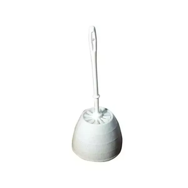 ENSEMBLE BROSSE WC BOULE ET SON SUPPORT BLANC