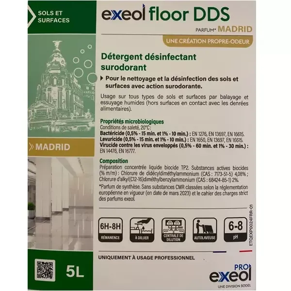 Exeol Floor DDS Madrid Bidon 5 litres – Image 3