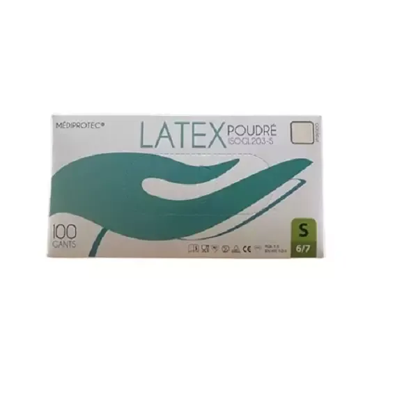 GANT LATEX MICRO-POUDRE MEDIPROTEC PETIT Taille S