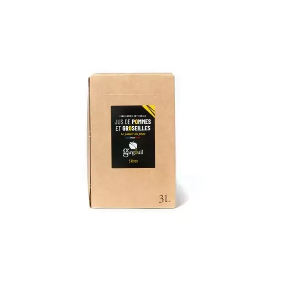 Jus de Pomme Groseille artisanal BIB 3 litres