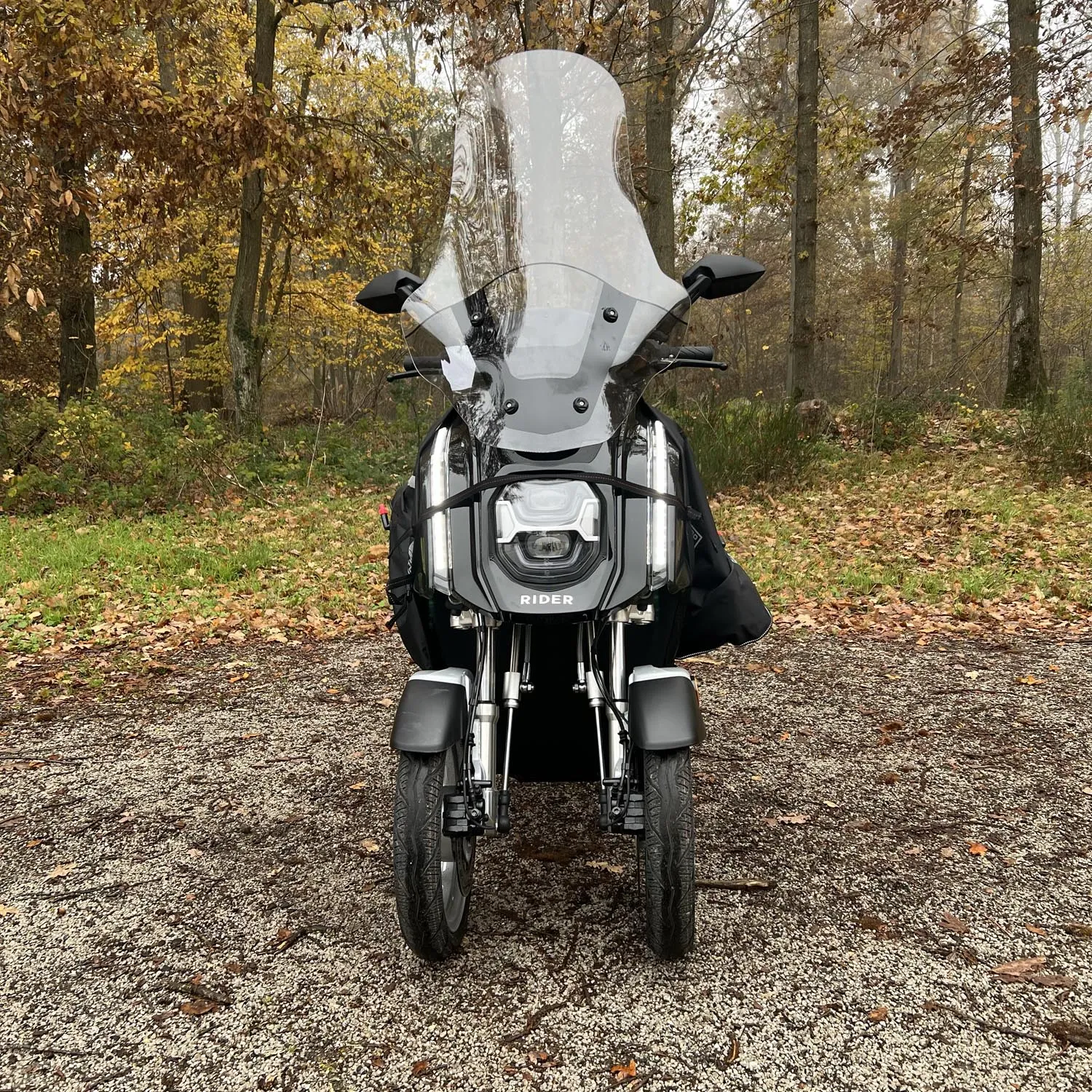 Rider 3RS+ 2022 Noir – occasion 84 km avec support et top case Shad 46L – Image 8