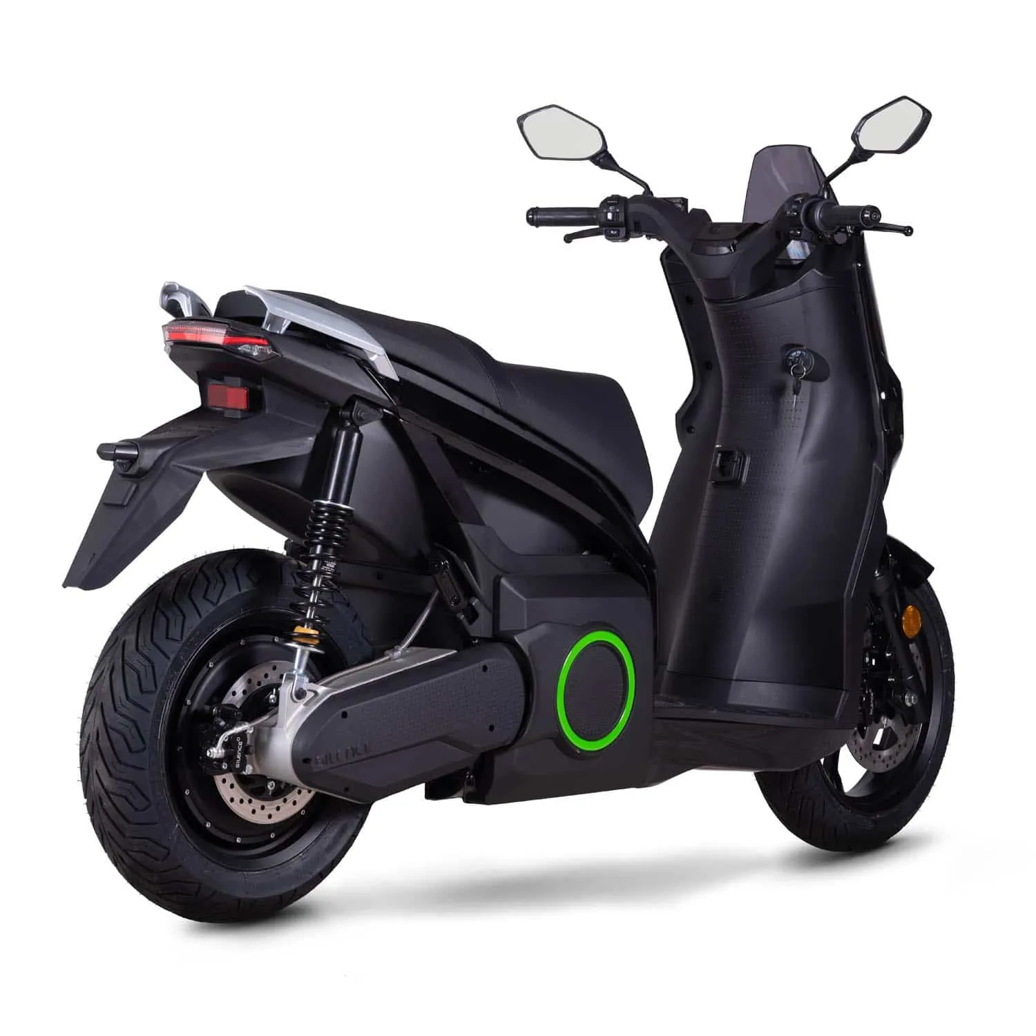 Silence S01 Noir – occasion 420 km avec tablier Tucano R217X et top case Shad 39 L – Image 3