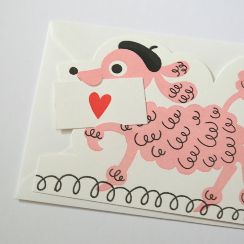 Carte Caniche Love – Image 2