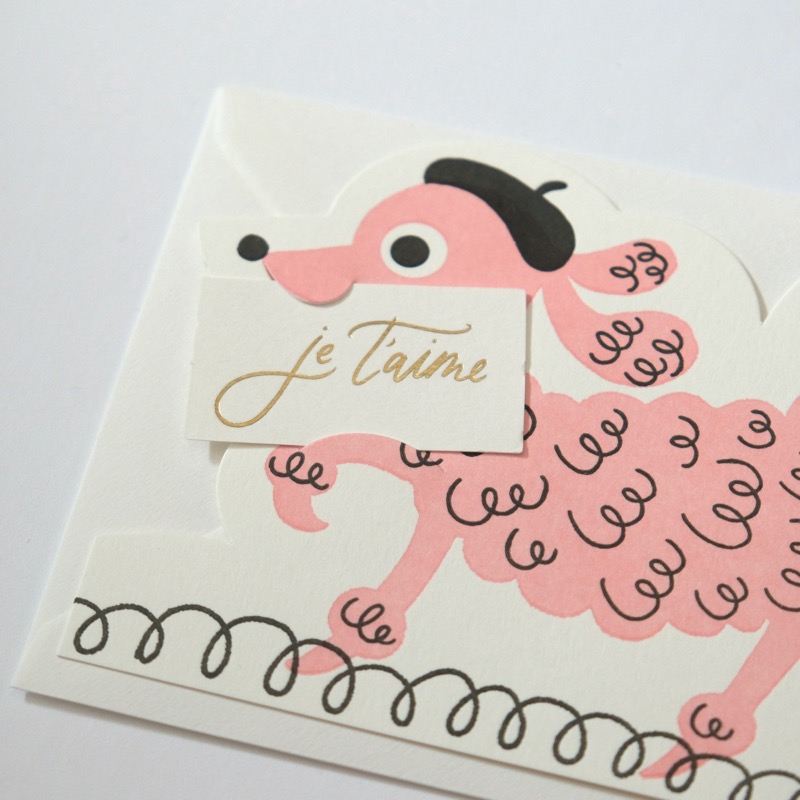 Carte Caniche Love – Image 3