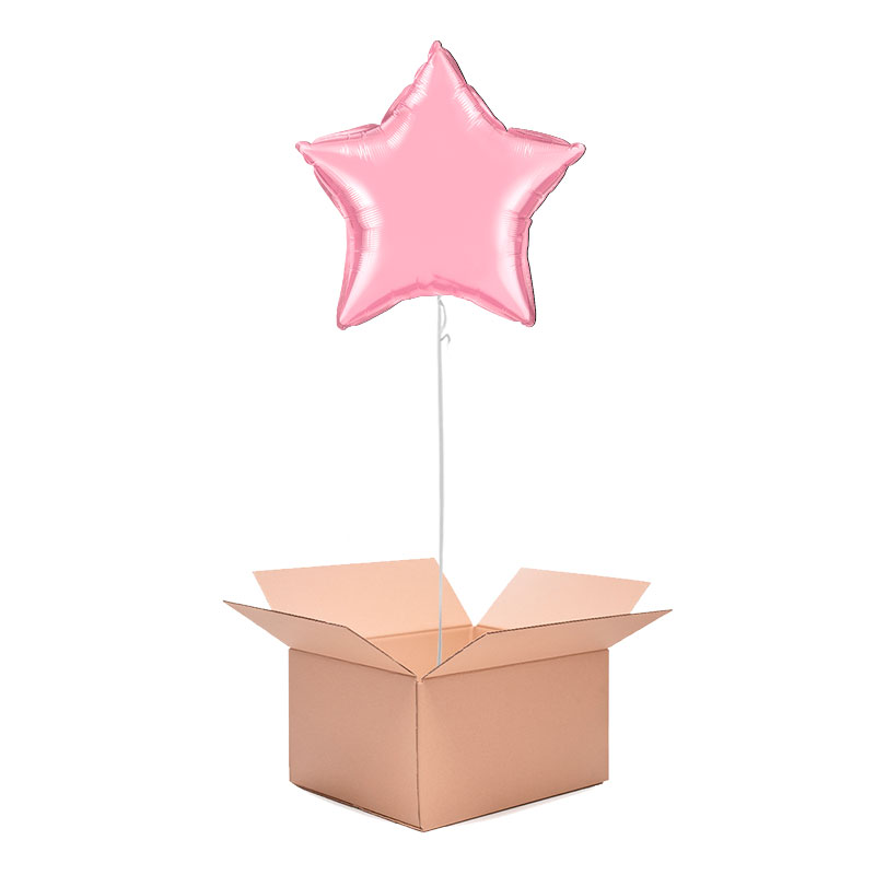 Ballon Etoile Rose perlé