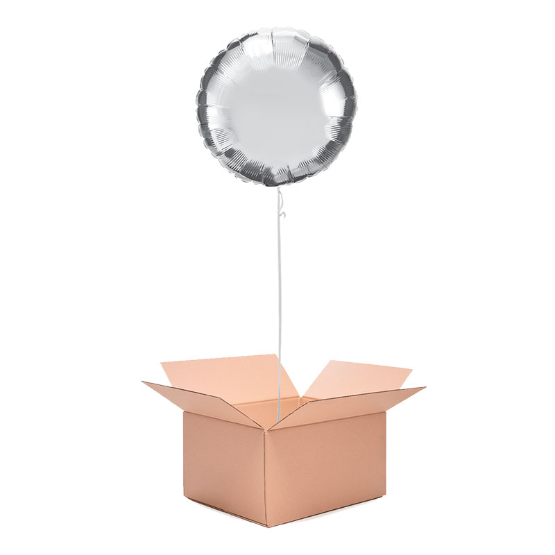 Ballon Rond Argent