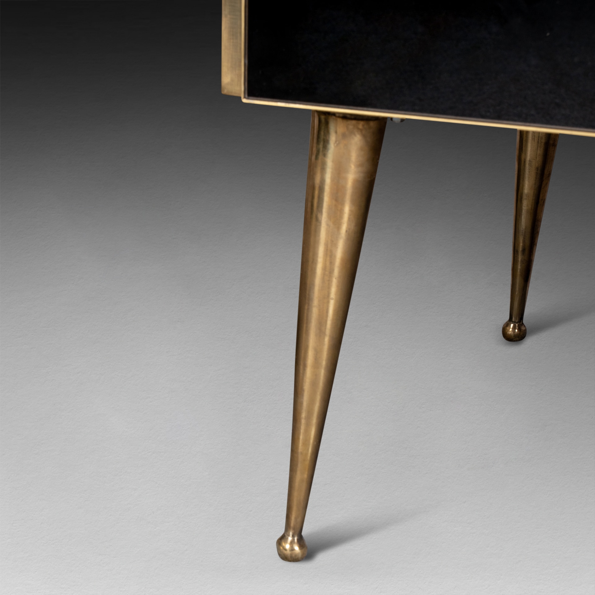 Enfilade en verre Murano noire, XXe siècle – Image 7