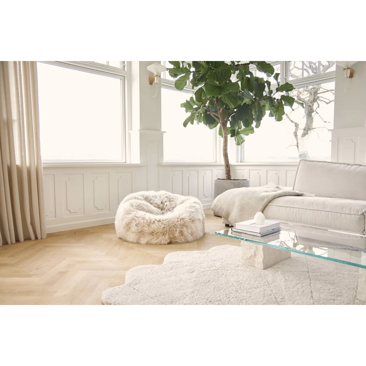 Pouf rond Bean Bag – Nouvelle Zelande – Natures Collection