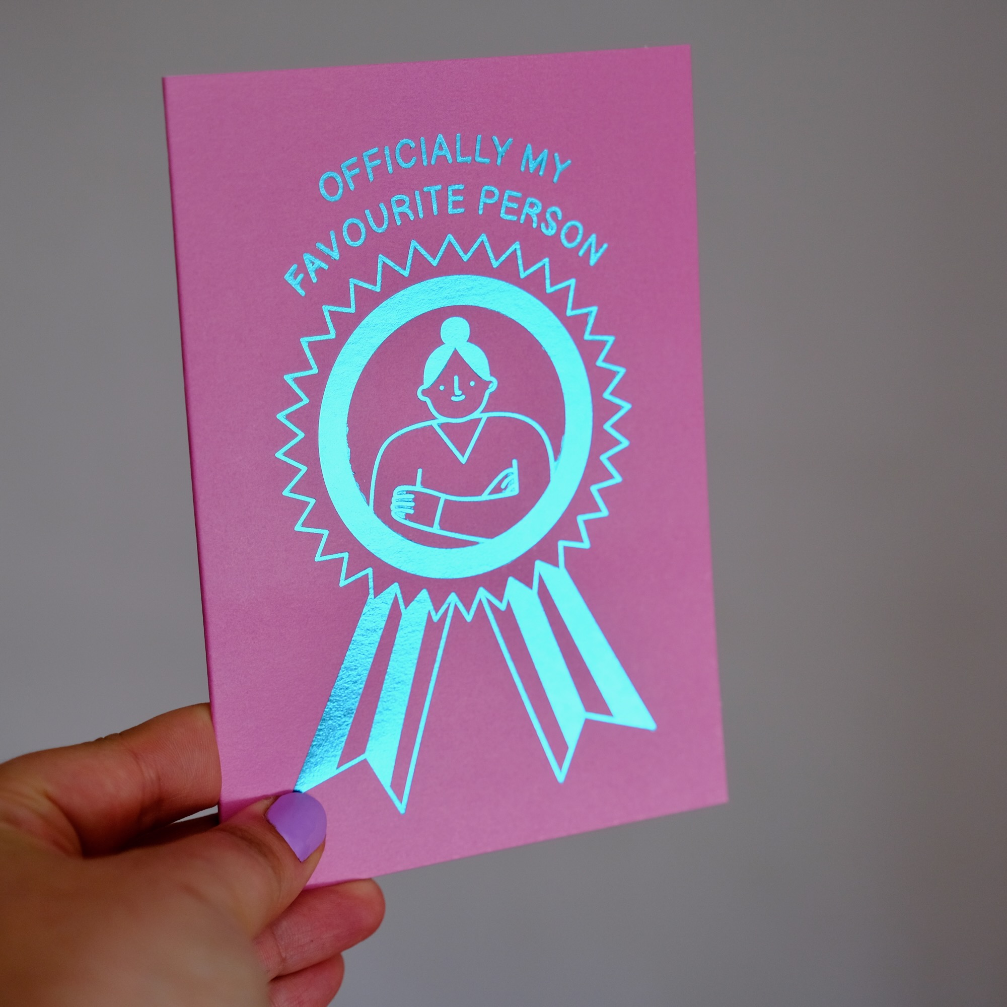 Carte Médaille de la Personne Favorite – Image 3