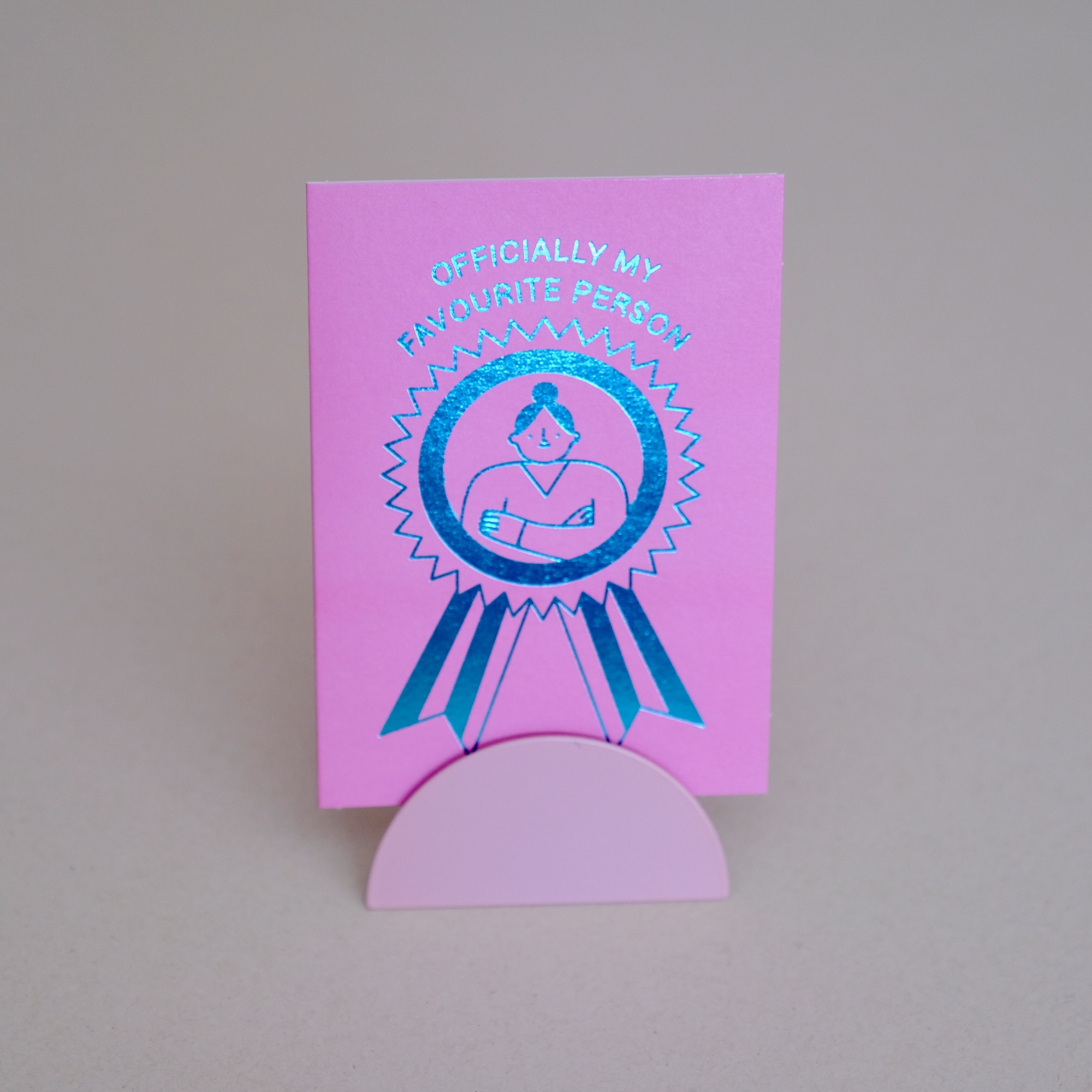 Carte Médaille de la Personne Favorite – Image 2