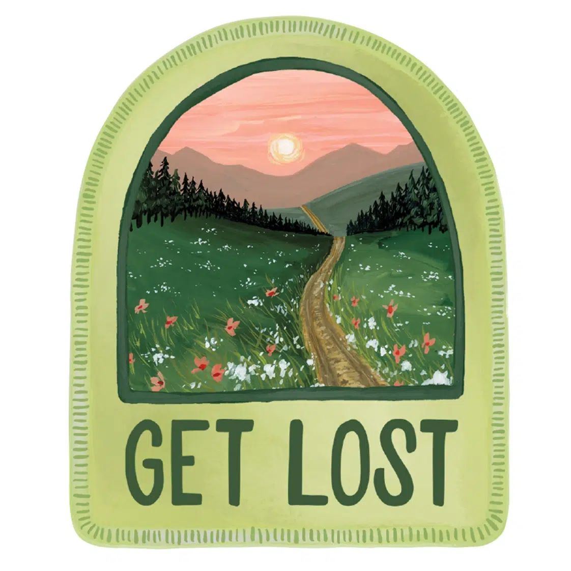 Sticker Get Lost