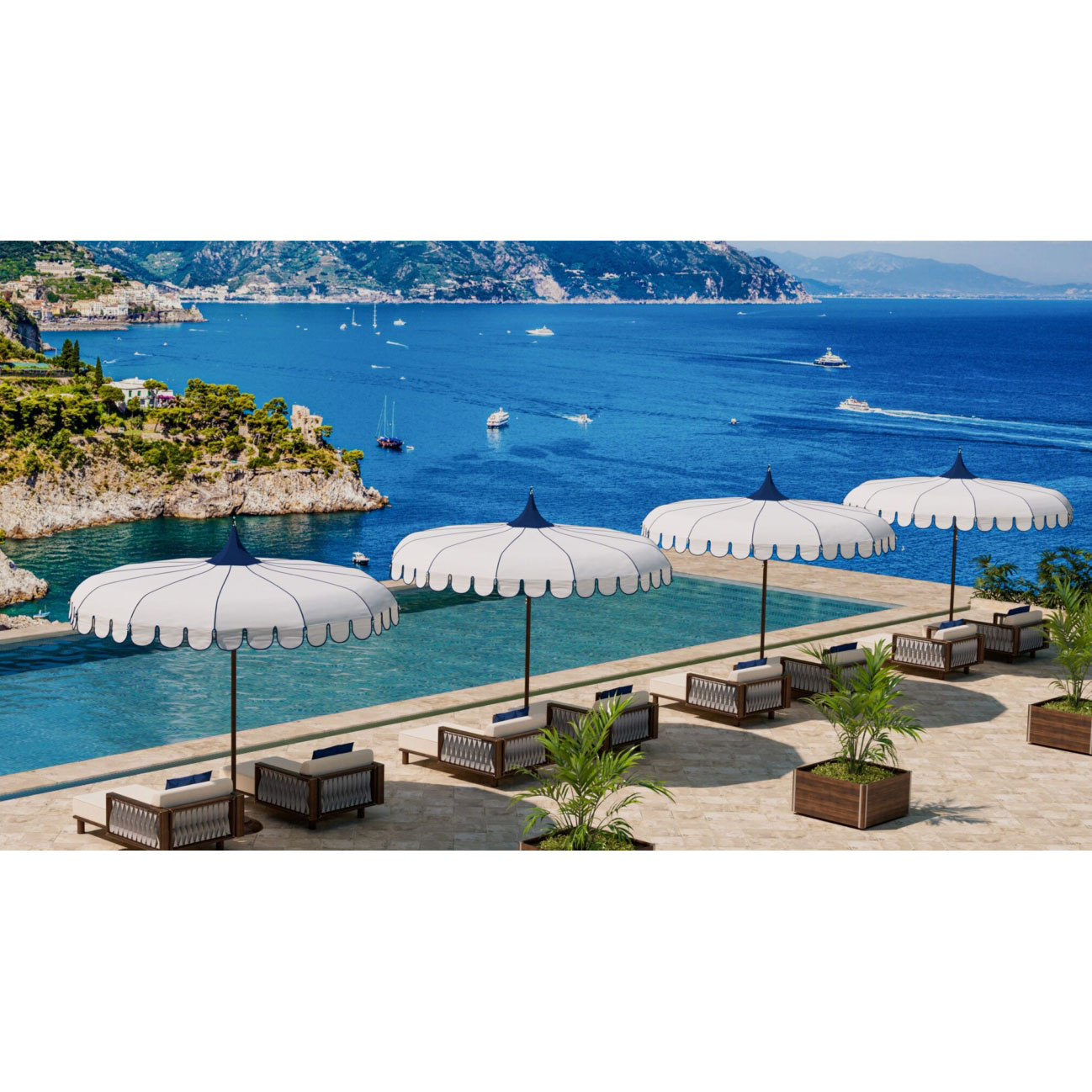 Parasol centré avec pied – Ocean master M1 Voilare Wonder – Tuuci – Image 6